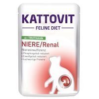 Kattovit Renal Pouch 6 x 85 g - kalkkuna