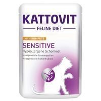 Kattovit Sensitive Pouch - 12 x 85 g kana & ankka