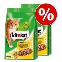 Kitekat-kuivaruoka 2 x 900 g - tonnikala & kasvikset