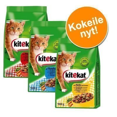 Kitekat-säästölajitelma 3 x 900 g - monta makua