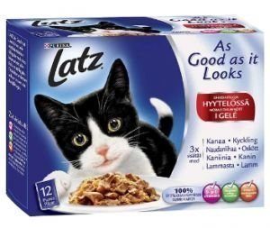 Latz "As good as it looks" hyytelössä 12 x 100 g - maukas kalalajitelma