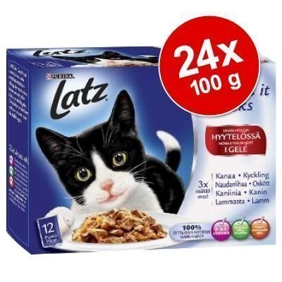 Latz "As good as it looks" hyytelössä 24 x 100 g - maukas kalalajitelma