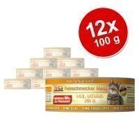 MAC´s Cat Gourmet -säästöpakkaus 12 x 100 g - Kitten: ankka & kalkkuna