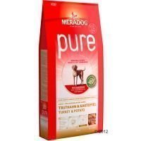 Meradog Pure Grain-Free Turkey & Potato - säästöpakkaus: 2 x 12