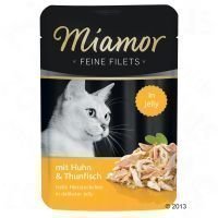 Miamor Fine Filets in Jelly 6 x 100 g - kana & tonnikala