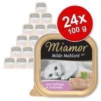 Miamor Mild Meal -säästöpakkaus 24 x 100 g - Kitten: tonnikala & kana