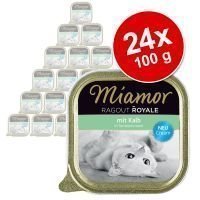 Miamor Ragout Royale Cream -säästöpakkaus 24 x 100 g - ankkaa yrttikermakastikkeessa