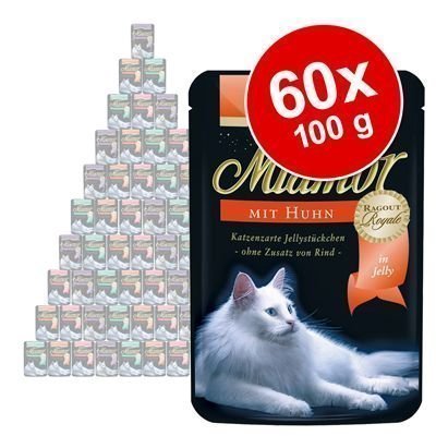 Miamor Ragout Royale -säästöpakkaus 60 x 100 g - Royale in Jelly Kitten-valikoima (60 x 100 g)