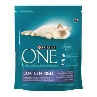 Purina ONE Coat & Hairball - säästöpakkaus: 6 x 1