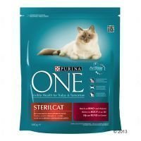 Purina ONE Neutered Cat - Beef - säästöpakkaus: 3 x 3 kg