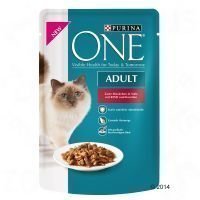 Purina One Adult 6 x 85 g - kana & vihreät pavut