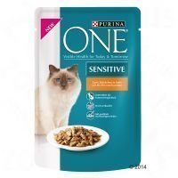 Purina One Sensitive 6 x 85 g - kana & porkkana